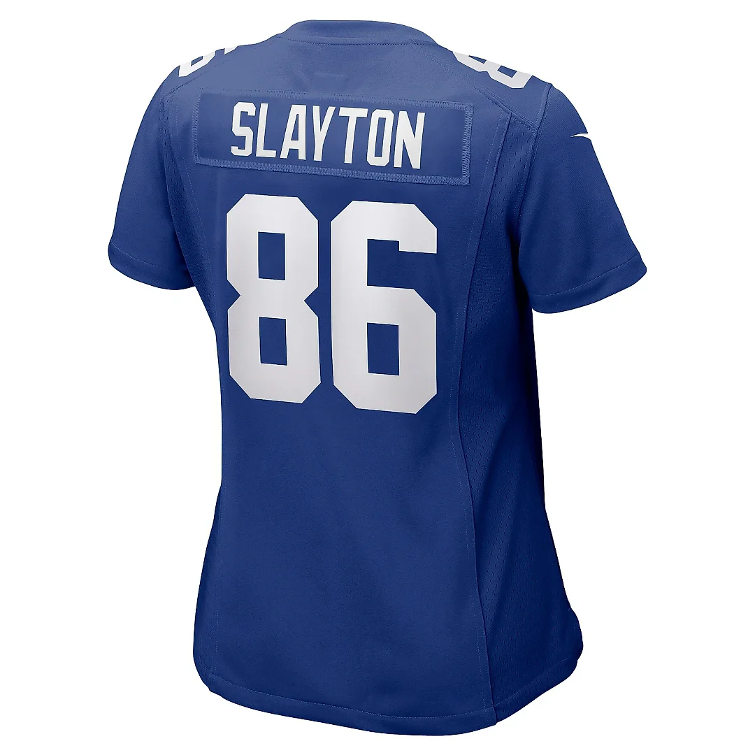 Zennovawear Women's New York Giants Darius Slayton Royal Game Jersey