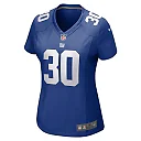 Zennovawear Women's New York Giants Darnay Holmes Royal Game Jersey
