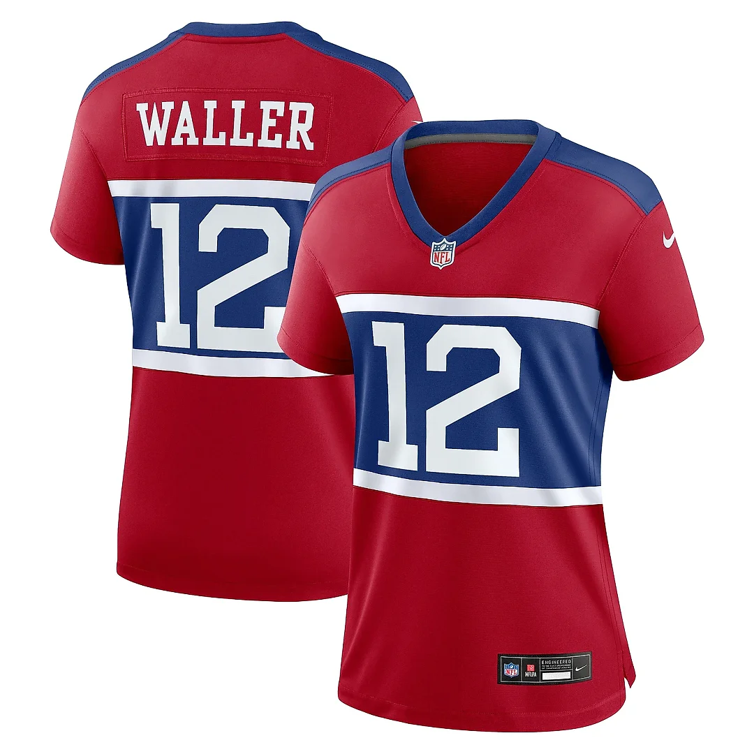 Zennovawear Women's New York Giants Darren Waller Century Red Alternate Retired Player Game Jersey