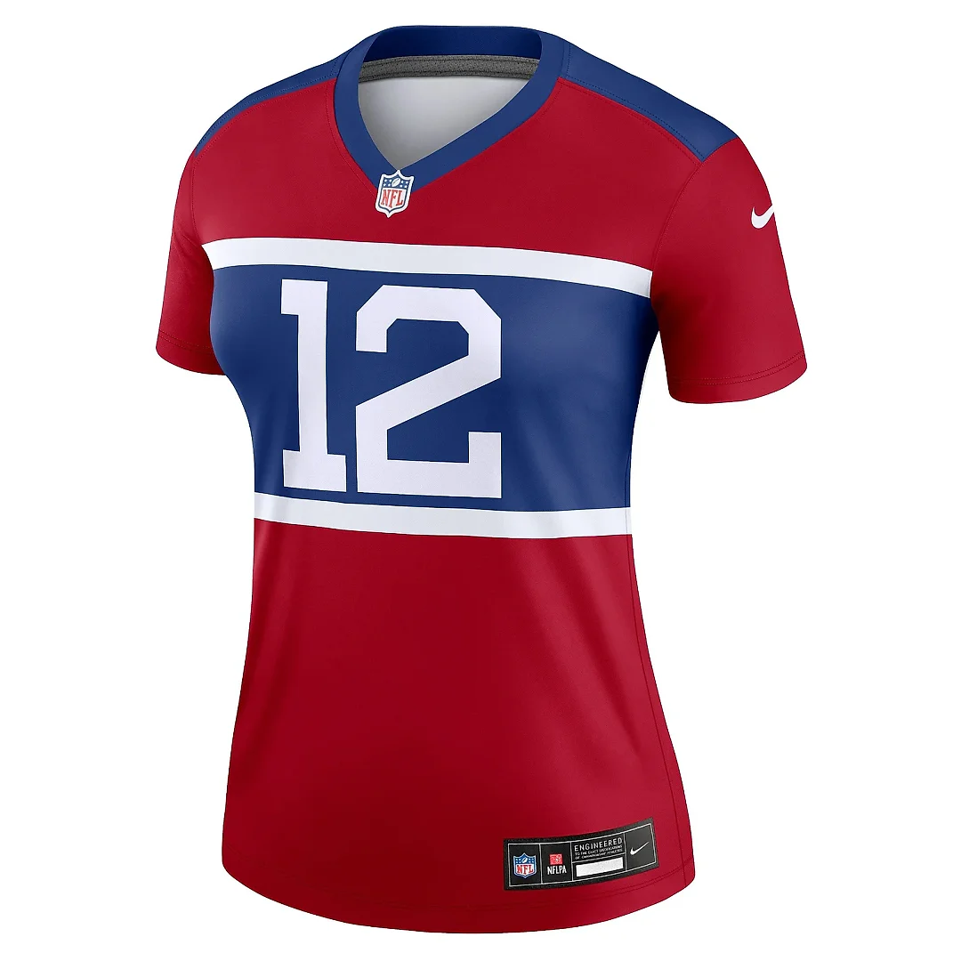 Zennovawear Women's New York Giants Darren Waller Red Alternate Legend Player Performance Top