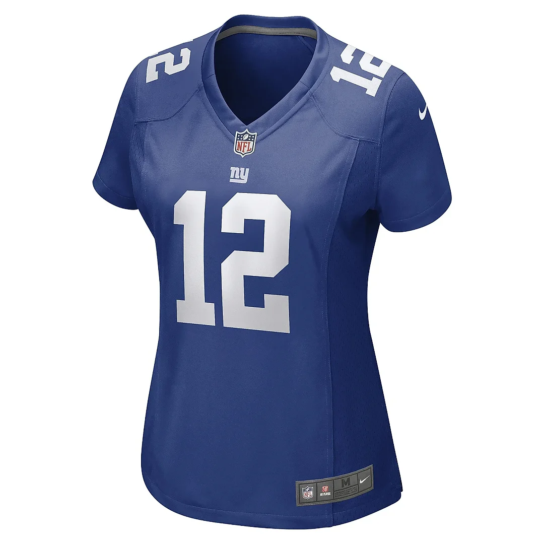 Zennovawear Women's New York Giants Davis Webb Royal Game Player Jersey