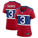 Zennovawear Women's New York Giants Deonte Banks Century Red Alternate Player Game Jersey