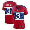 Zennovawear Women's New York Giants Deonte Banks Century Red Alternate Player Game Jersey