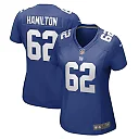 Zennovawear Women's New York Giants Devery Hamilton Royal Game Player Jersey