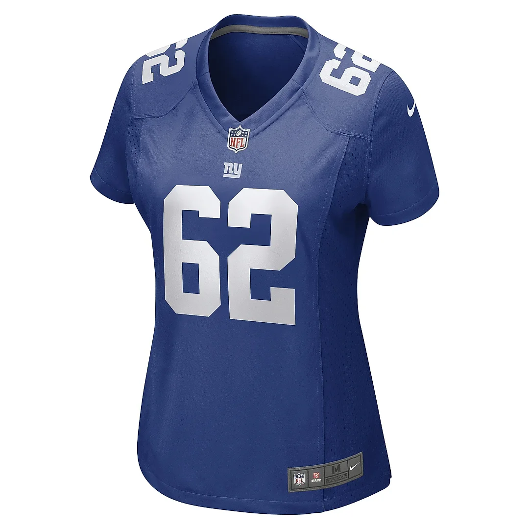 Zennovawear Women's New York Giants Devery Hamilton Royal Game Player Jersey