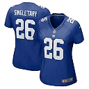 Zennovawear Women's New York Giants Devin Singletary Royal Game Jersey