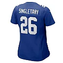 Zennovawear Women's New York Giants Devin Singletary Royal Game Jersey