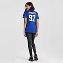 Zennovawear Women's New York Giants Dexter Lawrence II Royal Team Game Player Jersey