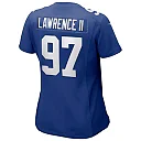 Zennovawear Women's New York Giants Dexter Lawrence II Royal Team Game Player Jersey