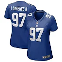 Zennovawear Women's New York Giants Dexter Lawrence II Royal Team Game Player Jersey