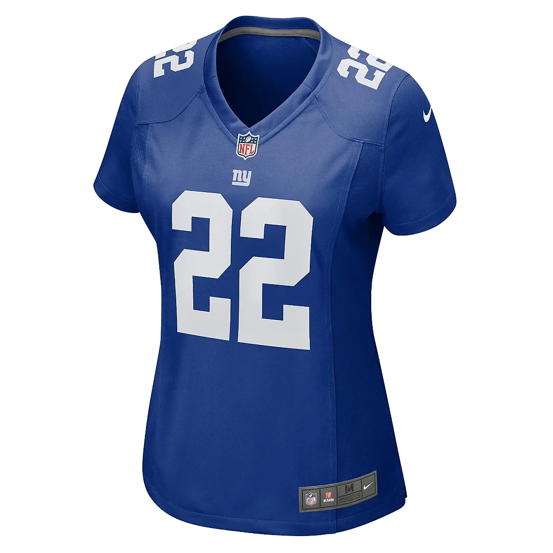 Zennovawear Women's New York Giants Dru Phillips Royal Game Jersey