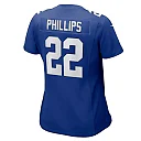 Zennovawear Women's New York Giants Dru Phillips Royal Game Jersey