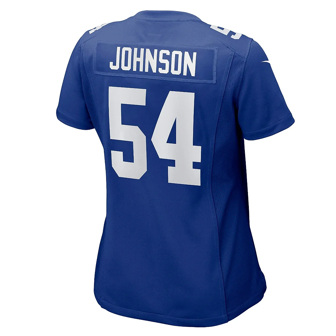 Zennovawear Women's New York Giants Dyontae Johnson Royal Game Jersey