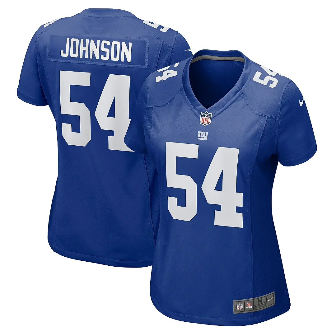 Zennovawear Women's New York Giants Dyontae Johnson Royal Game Jersey