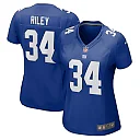 Zennovawear Women's New York Giants Elijah Riley Royal Game Jersey