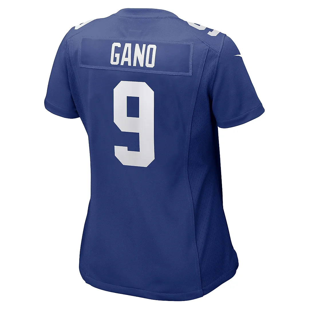 Zennovawear Women's New York Giants Graham Gano Royal Team Game Player Jersey