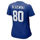 Zennovawear Women's New York Giants Gunner Olszewski Royal Game Jersey