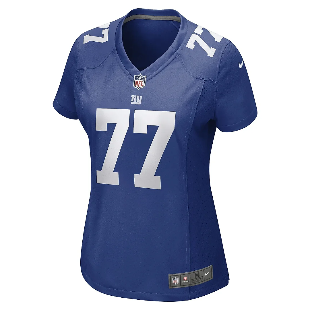 Zennovawear Women's New York Giants Jack Anderson Royal Game Player Jersey