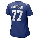 Zennovawear Women's New York Giants Jack Anderson Royal Game Player Jersey