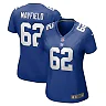 Zennovawear Women's New York Giants Jalen Mayfield Royal Game Jersey