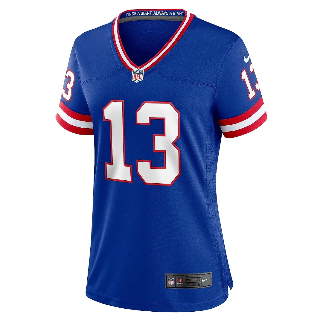 Zennovawear Women's New York Giants Jalin Hyatt Royal Team Game Jersey