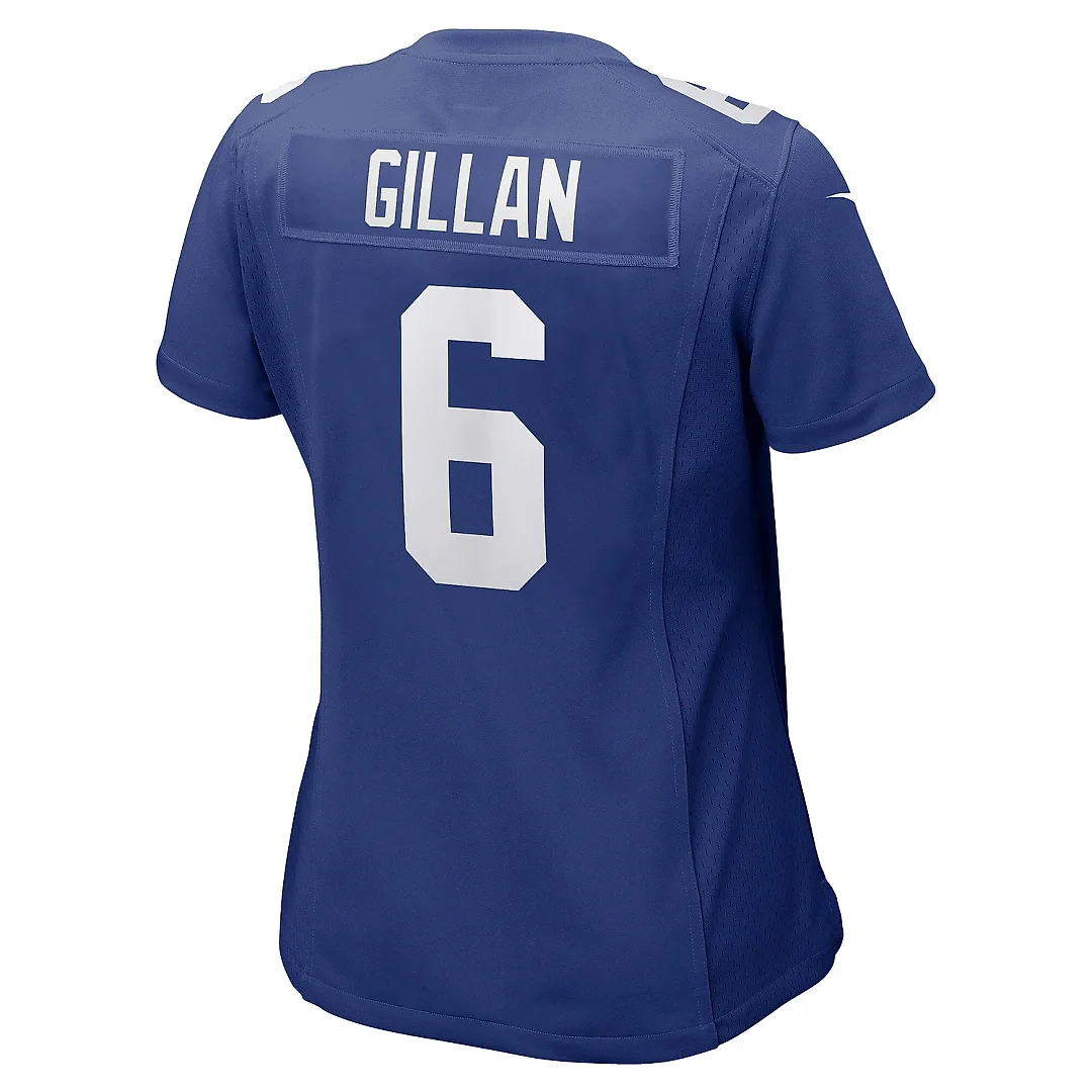 Zennovawear Women's New York Giants Jamie Gillan Royal Game Player Jersey