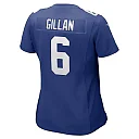 Zennovawear Women's New York Giants Jamie Gillan Royal Game Player Jersey