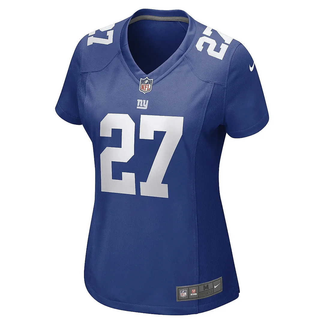 Zennovawear Women's New York Giants Jason Pinnock Royal Game Player Jersey