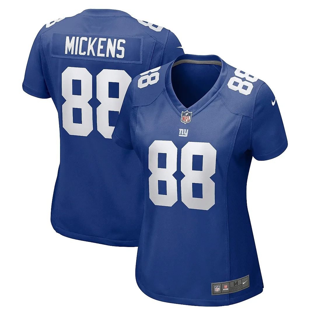 Zennovawear Women's New York Giants Jaydon Mickens Royal Team Game Jersey