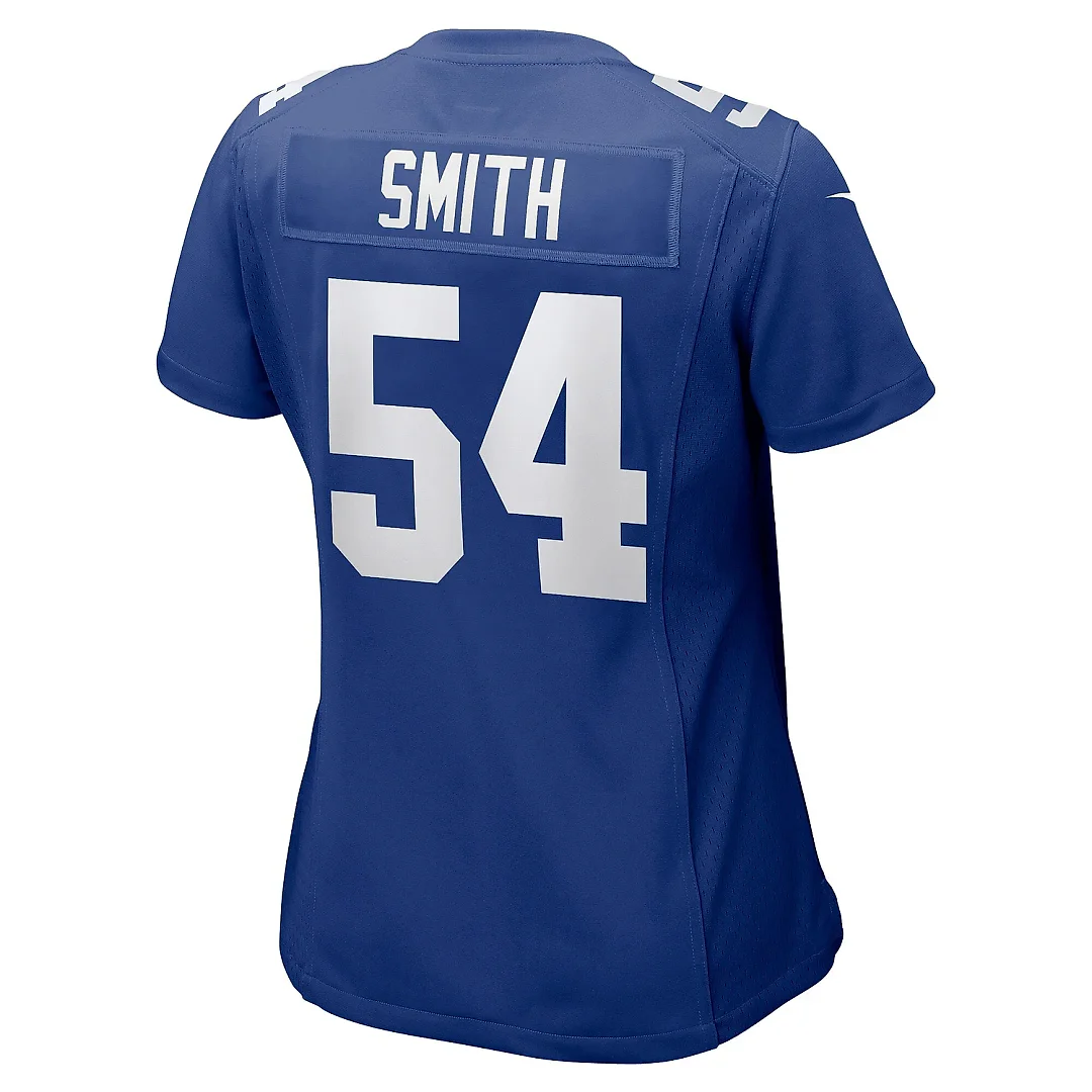 Zennovawear Women's New York Giants Jaylon Smith Royal Home Game Player Jersey