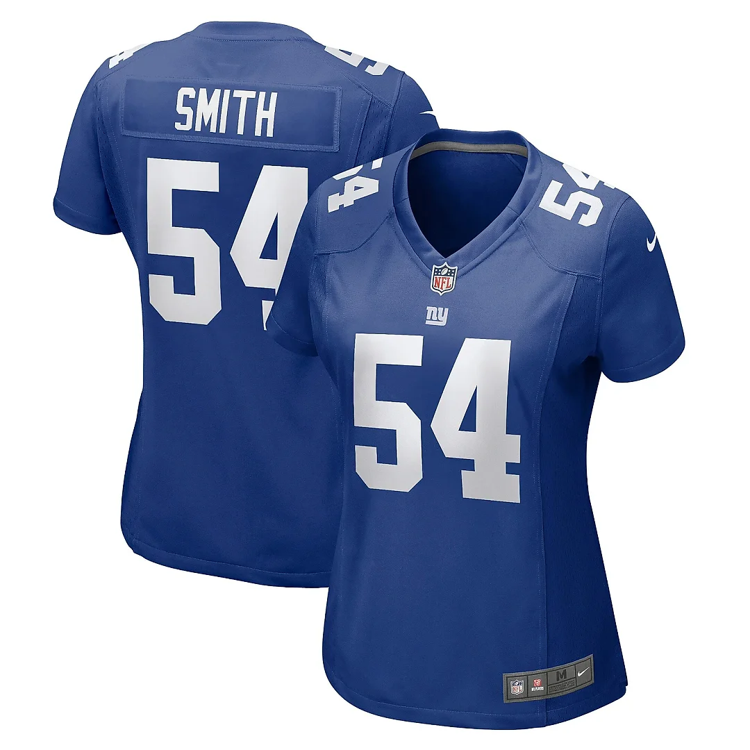 Zennovawear Women's New York Giants Jaylon Smith Royal Home Game Player Jersey