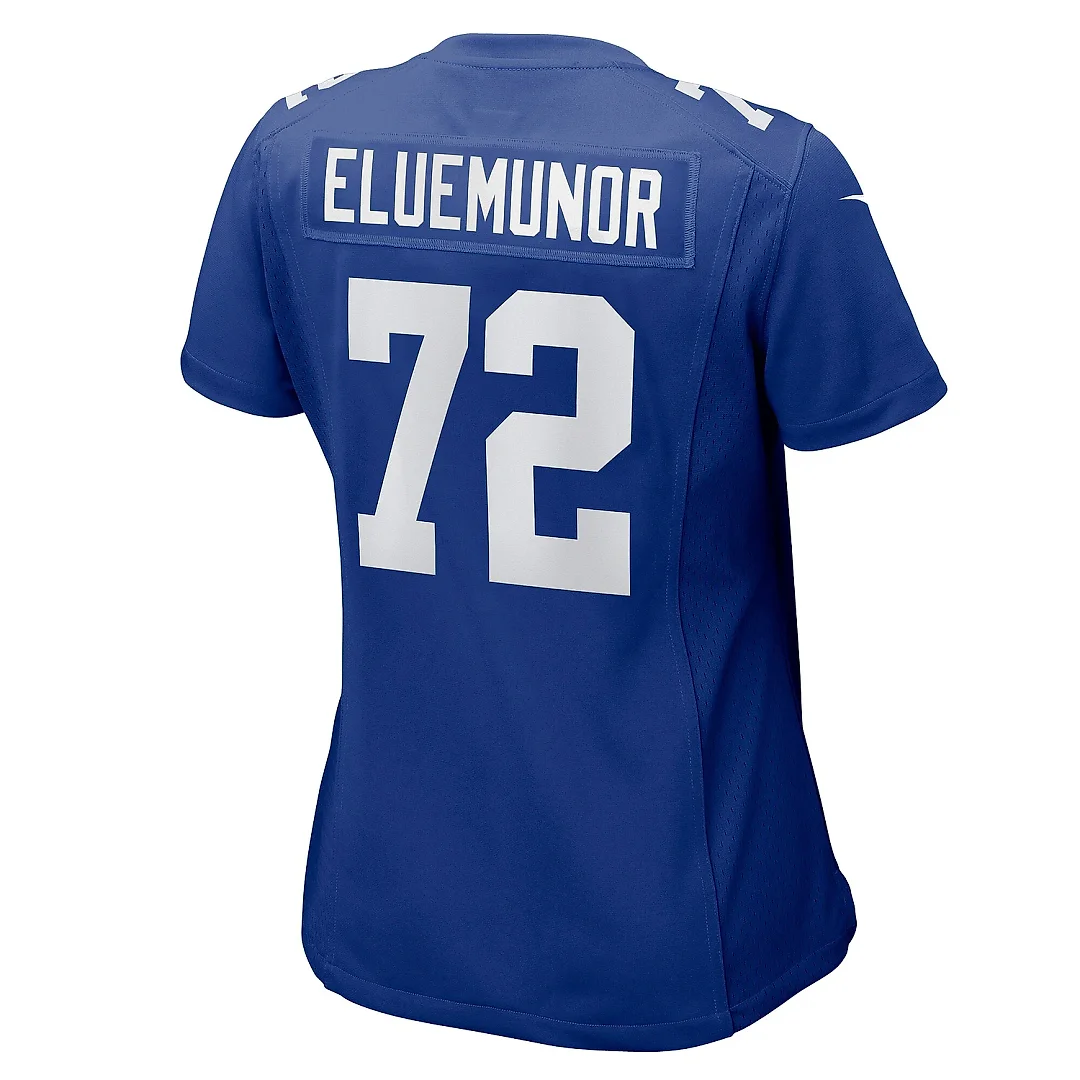 Zennovawear Women's New York Giants Jermaine Eluemunor Royal Game Jersey