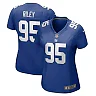 Zennovawear Women's New York Giants Jordon Riley Royal Team Game Jersey