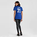 Zennovawear Women's New York Giants Justin Ellis Royal Game Player Jersey