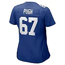 Zennovawear Women's New York Giants Justin Pugh Royal Game Jersey
