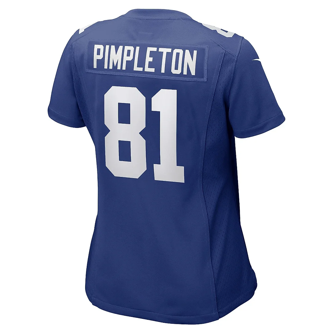 Zennovawear Women's New York Giants Kalil Pimpleton Royal Game Player Jersey