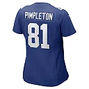 Zennovawear Women's New York Giants Kalil Pimpleton Royal Game Player Jersey