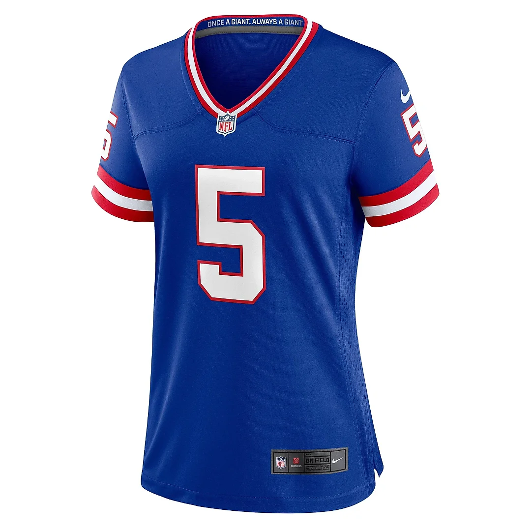Zennovawear Women's New York Giants Kayvon Thibodeaux Royal Player Jersey