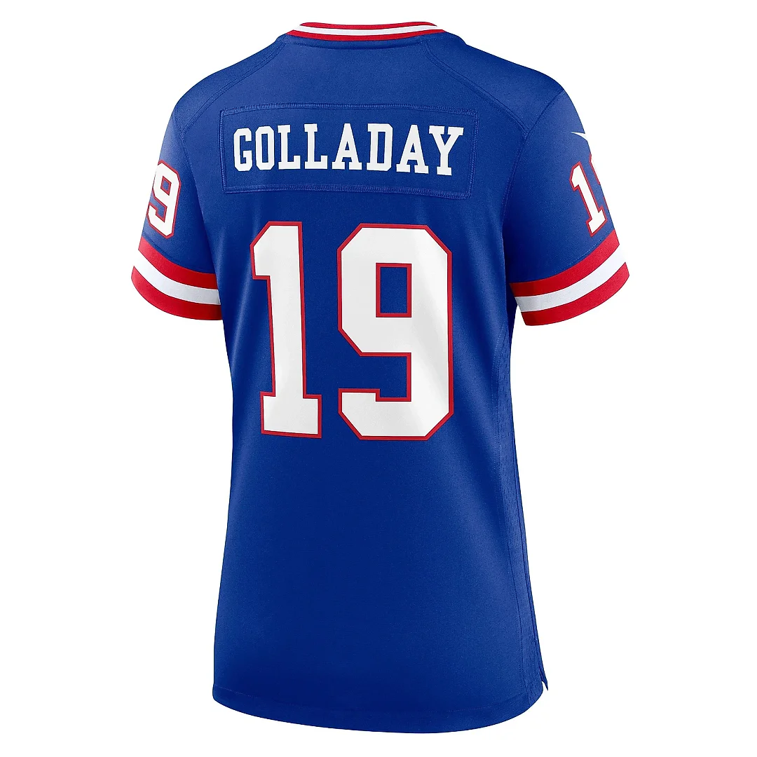 Zennovawear Women's New York Giants Kenny Golladay Royal Player Jersey