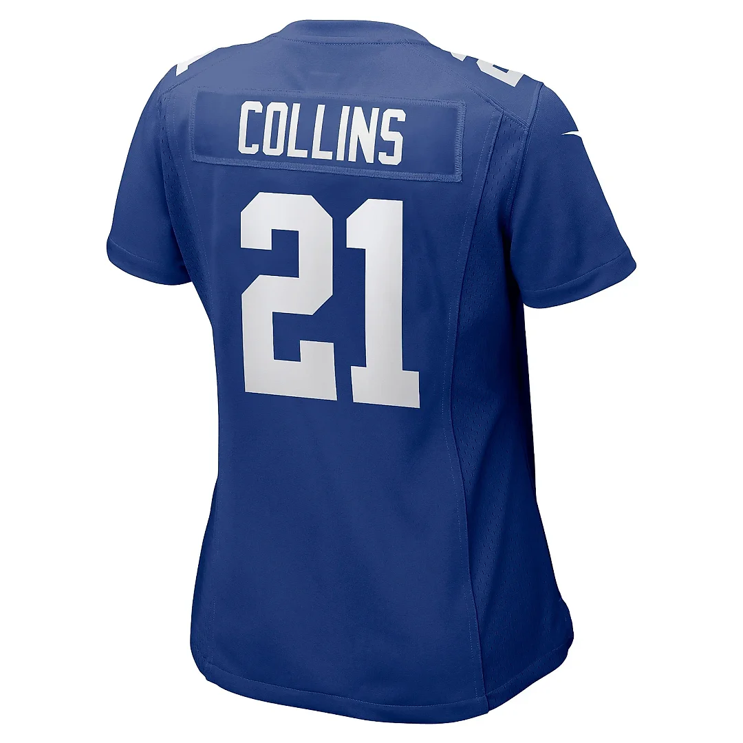 Zennovawear Women's New York Giants Landon Collins Royal Home Game Player Jersey