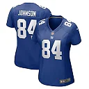Zennovawear Women's New York Giants Marcus Johnson Royal Home Game Player Jersey