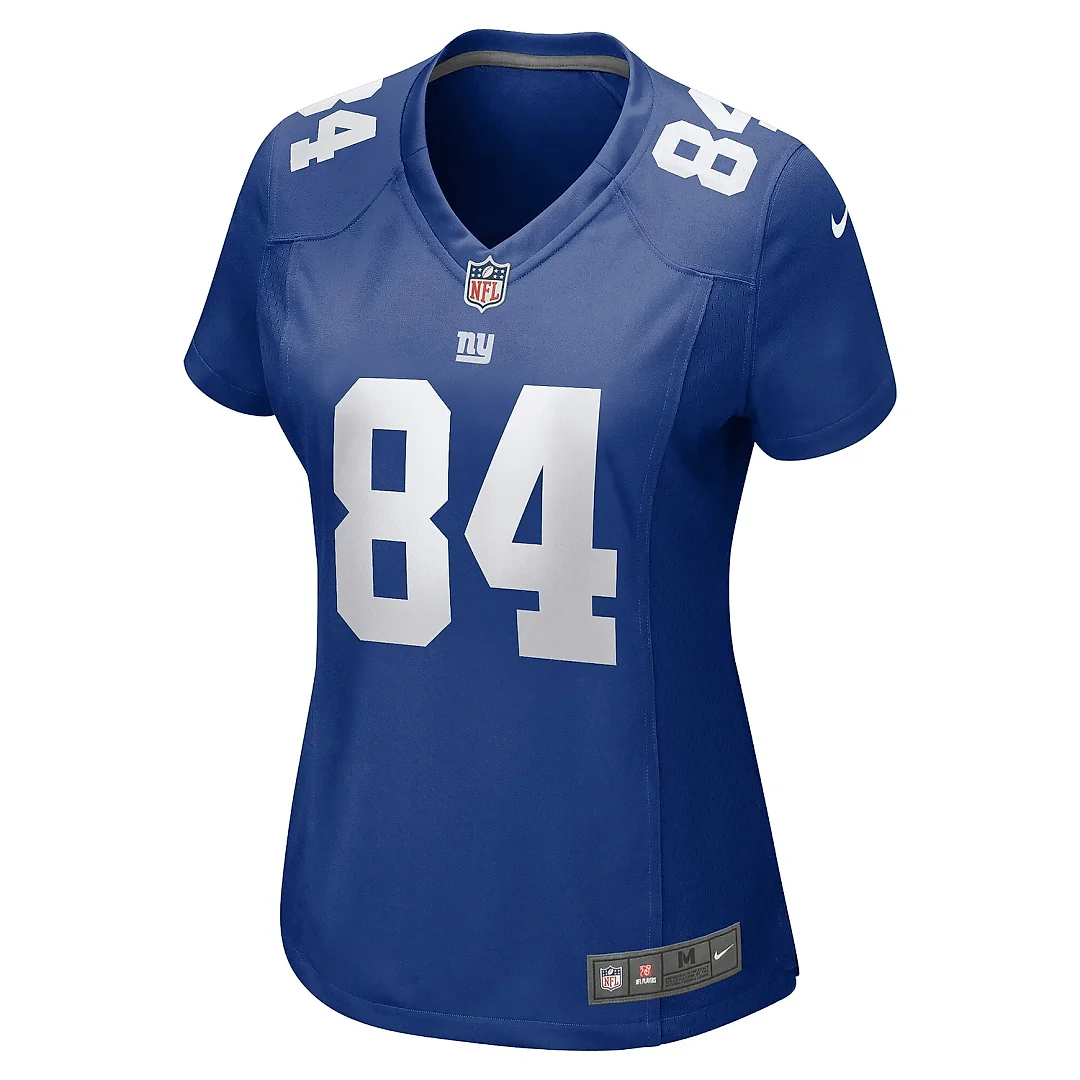 Zennovawear Women's New York Giants Marcus Johnson Royal Home Game Player Jersey
