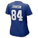 Zennovawear Women's New York Giants Marcus Johnson Royal Home Game Player Jersey