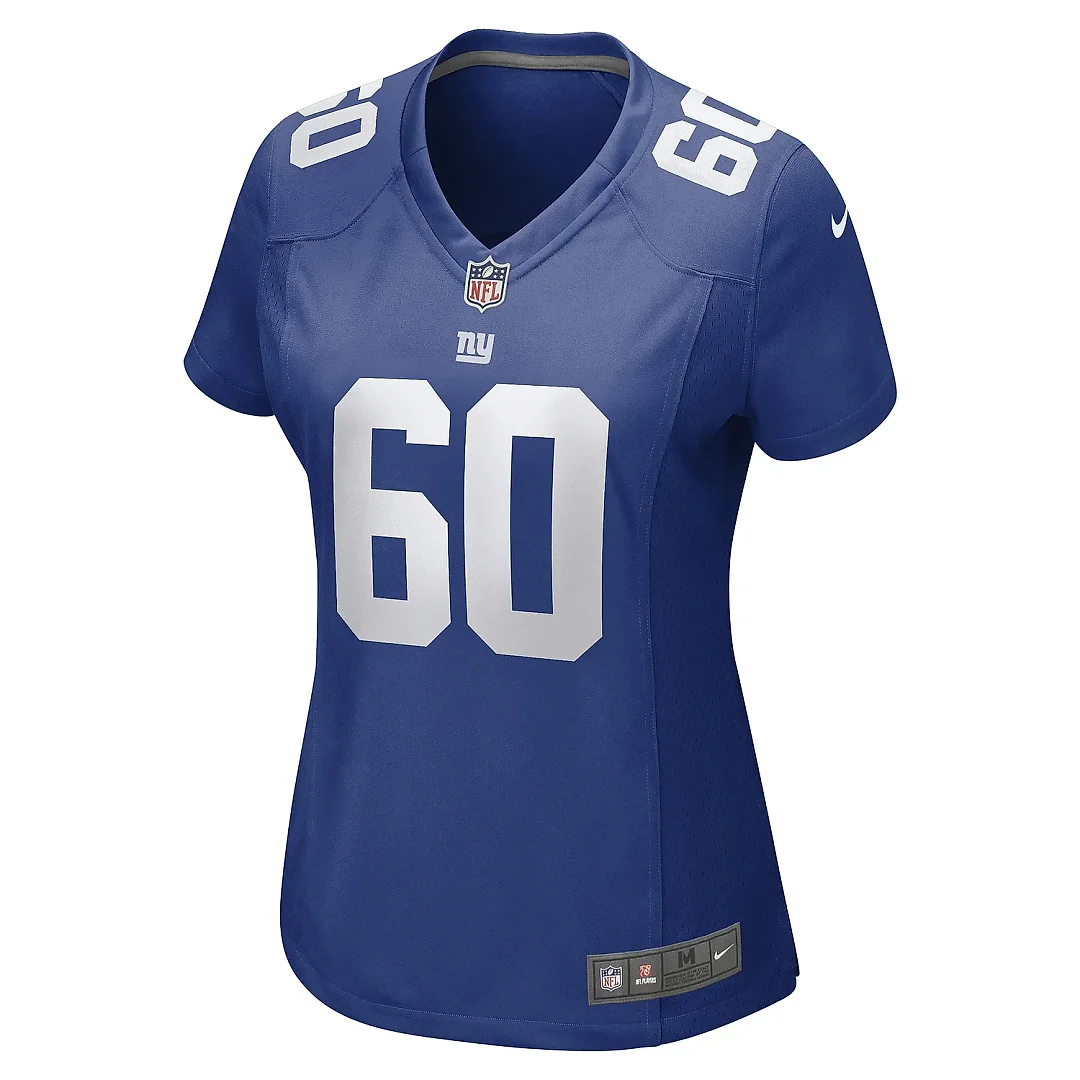 Zennovawear Women's New York Giants Marcus McKethan Royal Game Player Jersey