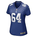 Zennovawear Women's New York Giants Mark Glowinski Royal Game Player Jersey