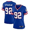 Zennovawear Women's New York Giants Michael Strahan Royal Classic Retired Player Game Jersey