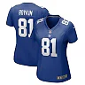 Zennovawear Women's New York Giants Miles Boykin Royal Game Jersey