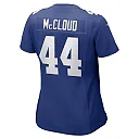 Zennovawear Women's New York Giants Nick McCloud Royal Game Player Jersey