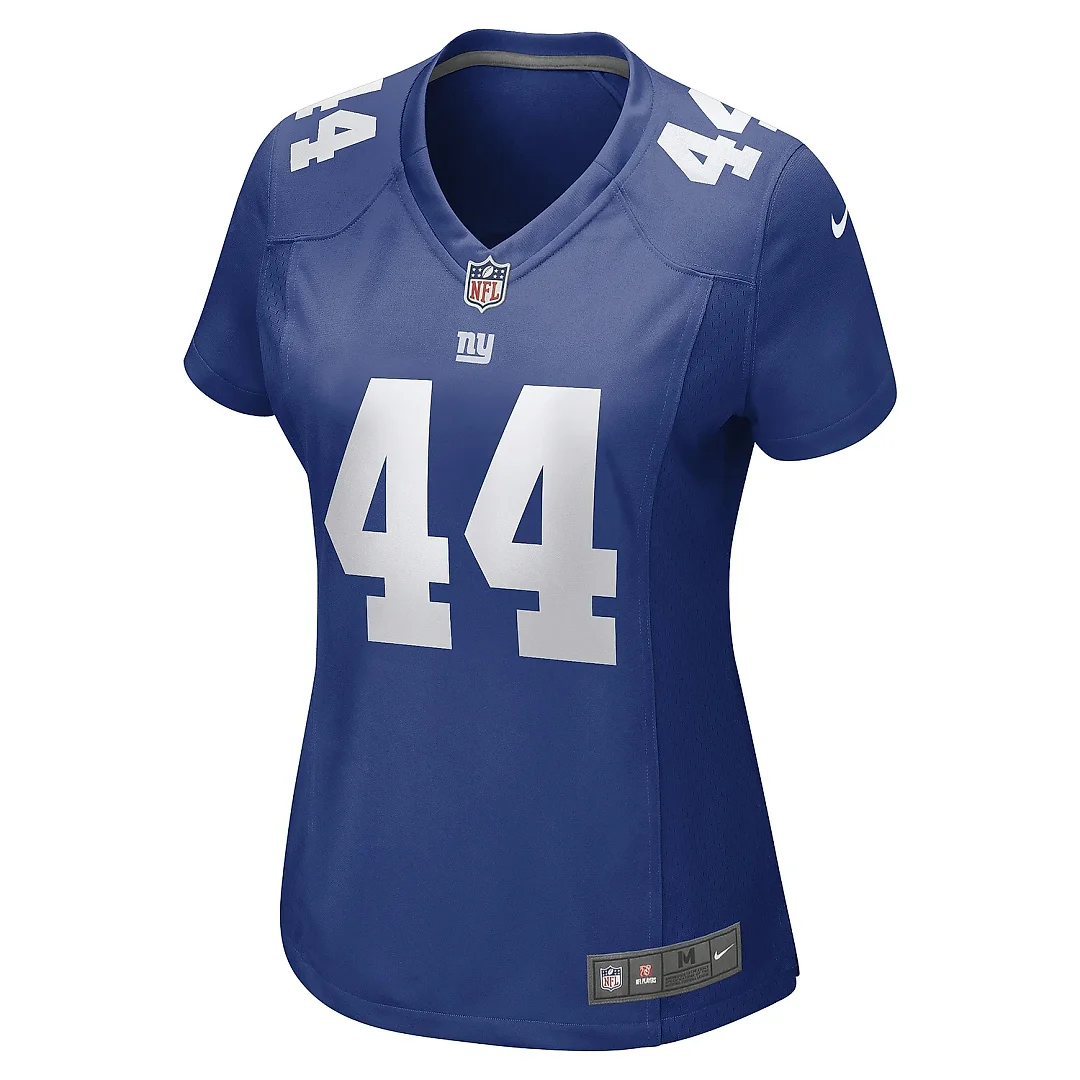 Zennovawear Women's New York Giants Nick McCloud Royal Game Player Jersey