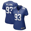 Zennovawear Women's New York Giants Nick Williams Royal Game Player Jersey